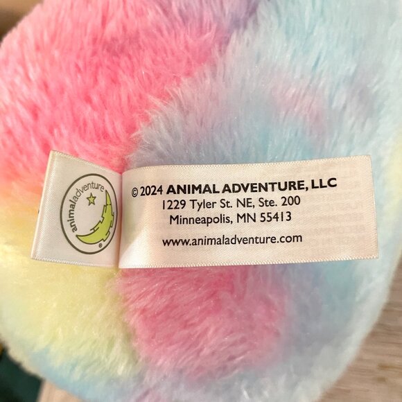 Peeps Stuffed Bunny Pastel Multi Color Plush Easter Rabbit Tie Dye 🐰 - Picture 10 of 11